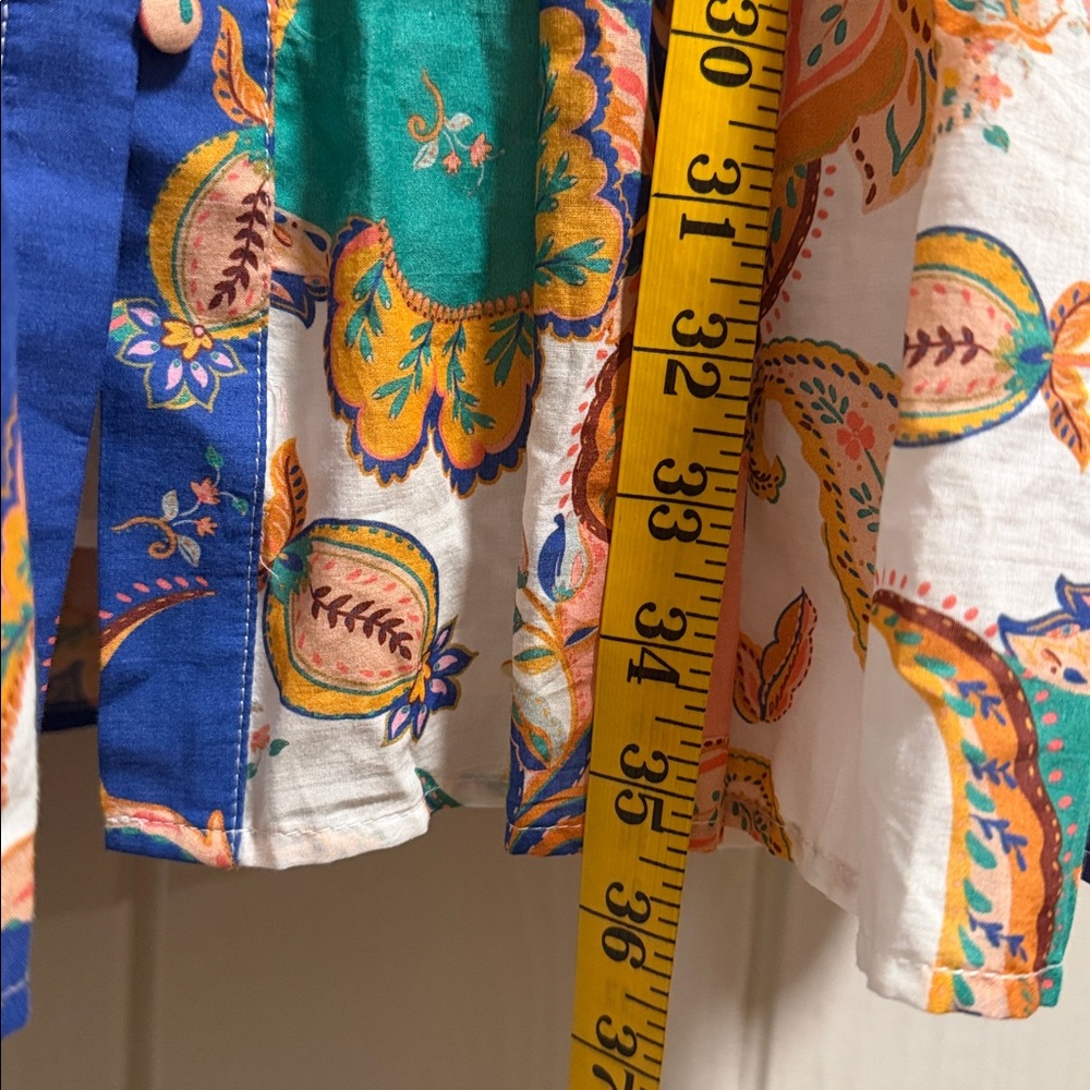 Antonio Melani Brynn Mock Neck Long Sleeve Retro Floral Print Dress SIZE 4 - Picture 10 of 14